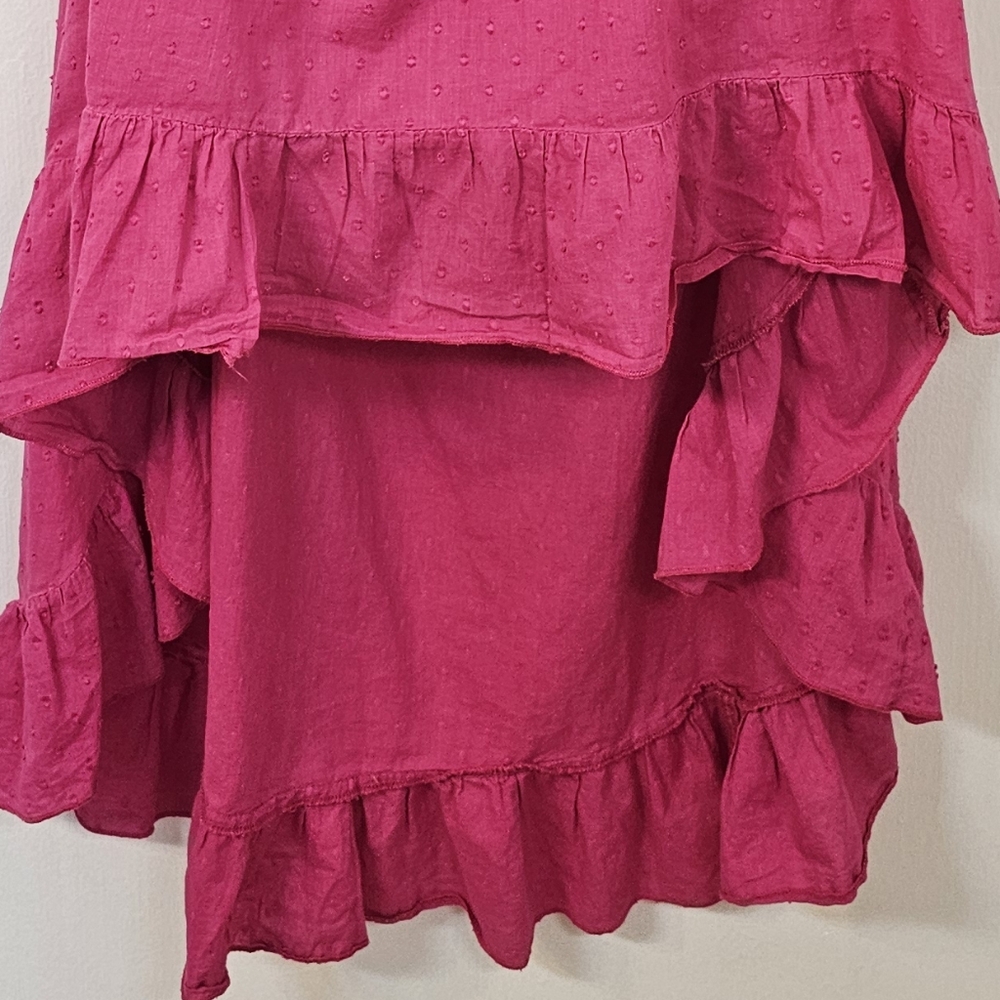 Strapless Ruffle Hi-Lo Dress - Picture 8 of 10